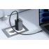 Mcdodo CH-1544 GaN wall charger, 2x USB-C, 1x USB, 67W + USB-C to Lightning cable (black)